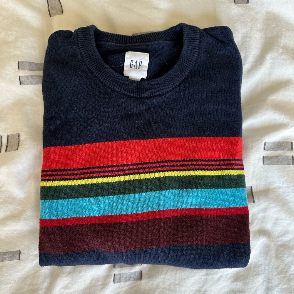 Vintage Striped Gap Oversized Sweater. Good condition now stains or holes